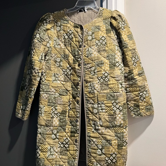 Current Air quilted patchwork print coat/jacket NWT - Picture 2 of 6